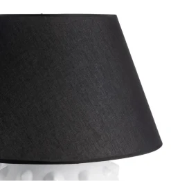 Lampa stołowa FEKY 73 cm czarno biała