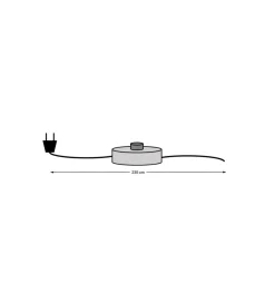 Lampa stołowa GOBLET BALL 35 cm złota