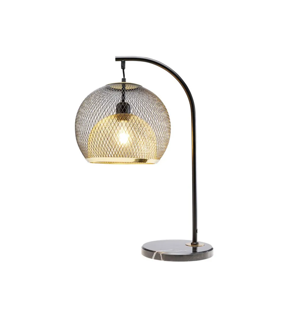 Lampa stołowa GRATO 62 cm czarna