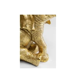 Lampa stołowa Happy Elefant 48 cm złoto czarna