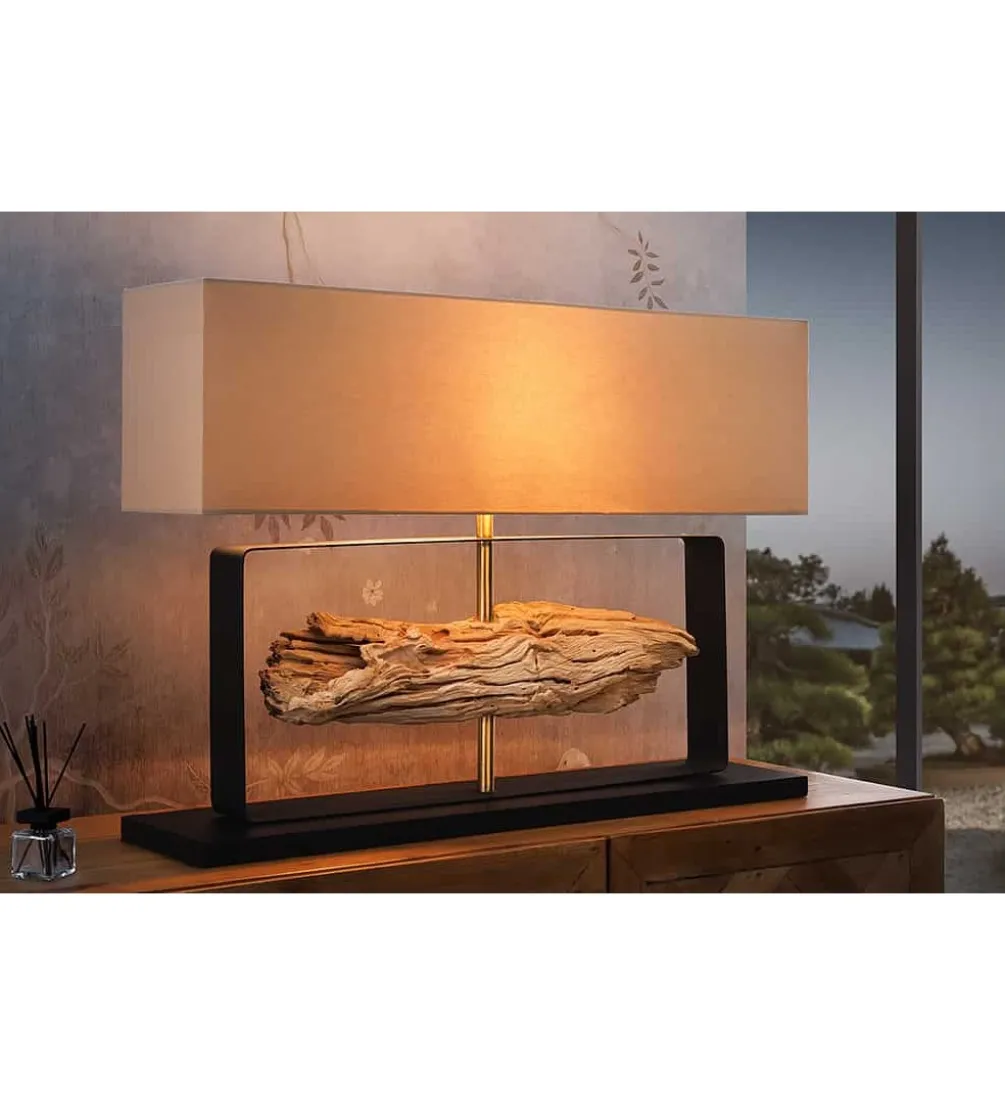 Lampa stołowa HELA 60 cm beżowa