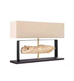 Lampa stołowa HELA 60 cm beżowa