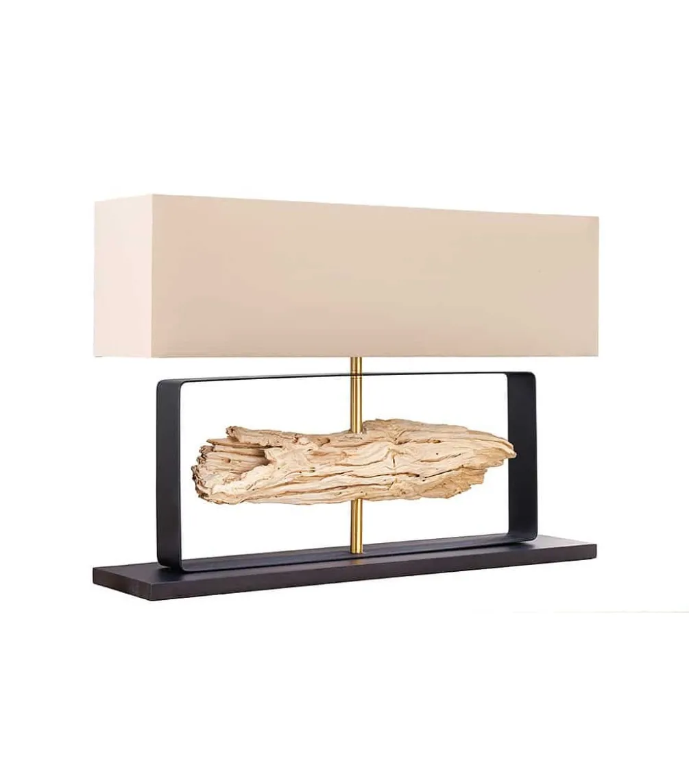 Lampa stołowa HELA 60 cm beżowa