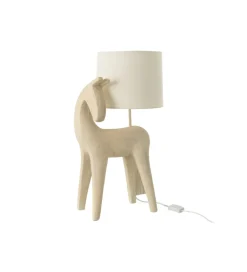 Lampa stołowa HORSE 56 cm beżowa