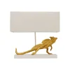 Lampa stołowa IGUANA 42 cm złota