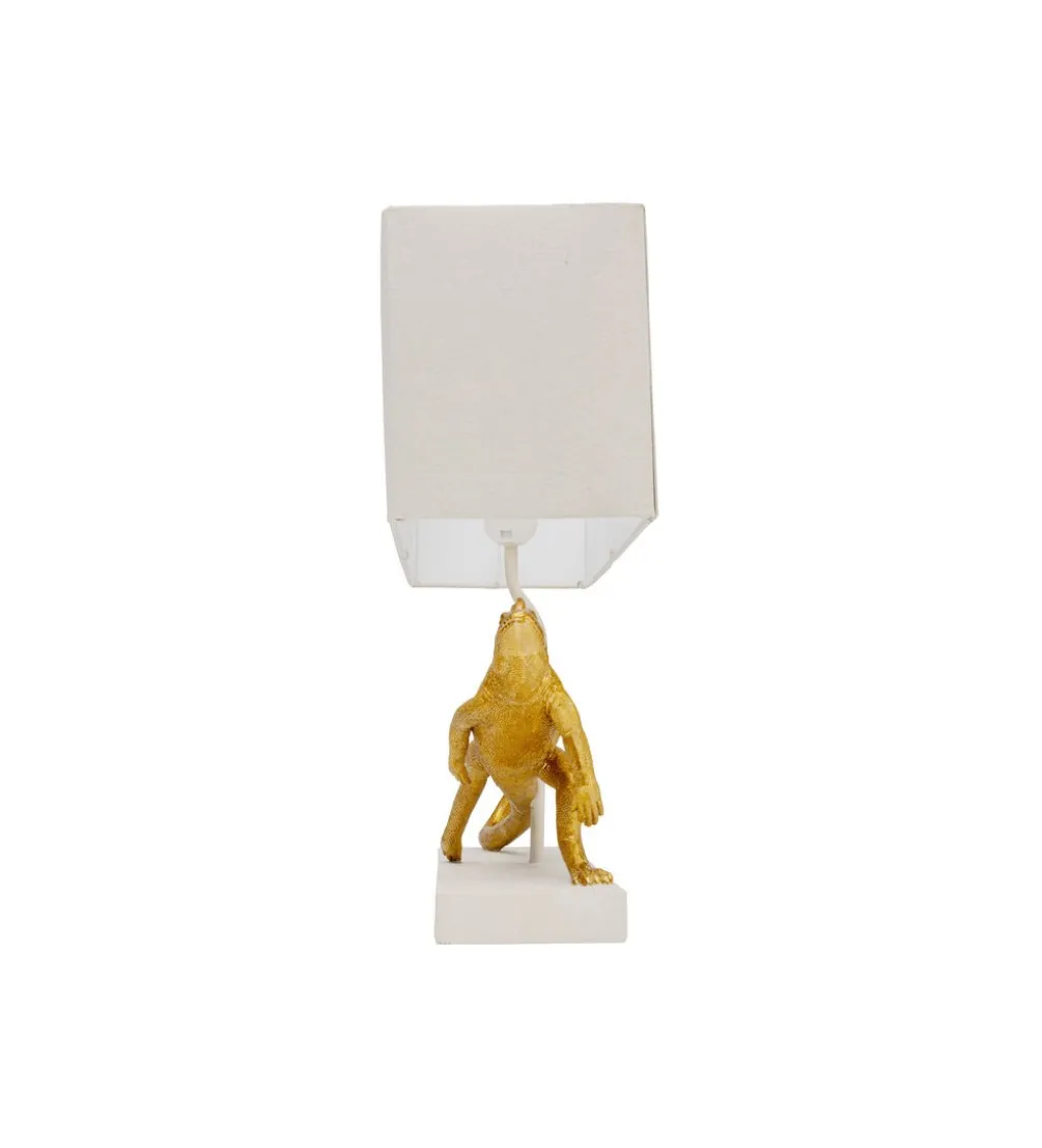 Lampa stołowa IGUANA 42 cm złota