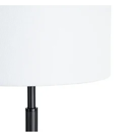 Lampa stołowa KESAMON 65 cm czarnobiała