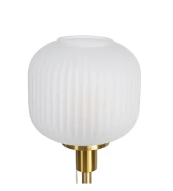 Lampa stołowa KESAMON 60 cm złotobiała