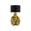 Lampa stołowa KING APE 54 cm czarna złota