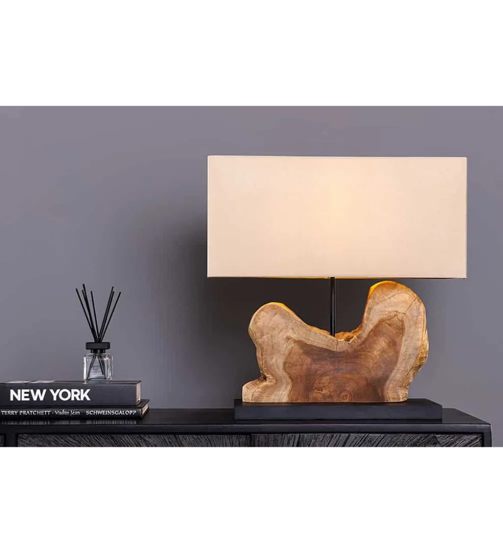 Lampa stołowa KORA 50 cm beżowa