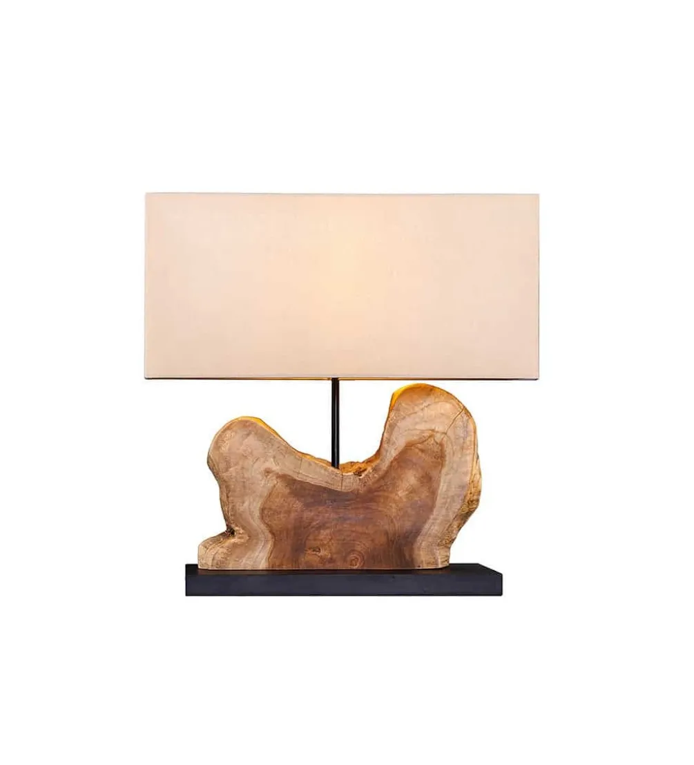 Lampa stołowa KORA 50 cm beżowa