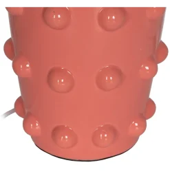 Lampa stołowa LATEBLE 60 cm ceramika różowa