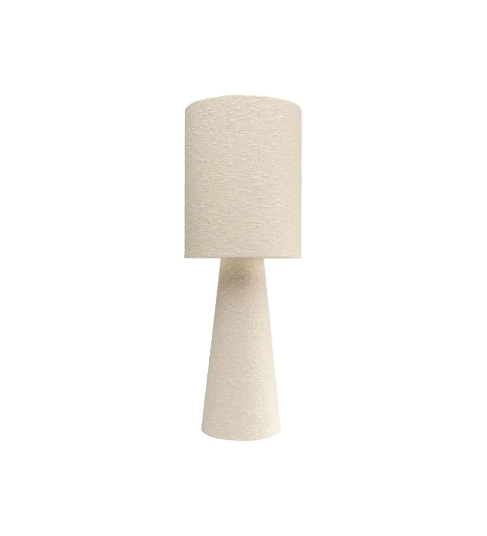 Lampa stołowa MARLEEN 60 cm boucle beżowa