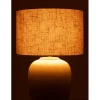 Lampa stołowa MIA 64 cm terrakota beżowa