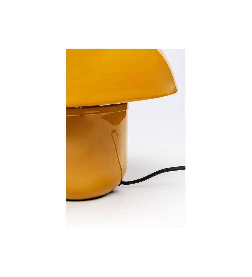 Lampa stołowa MUSHROOM 27 cm żółta
