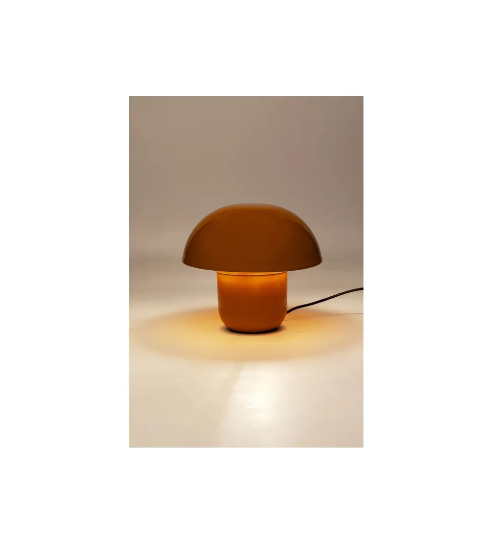 Lampa stołowa MUSHROOM 27 cm żółta