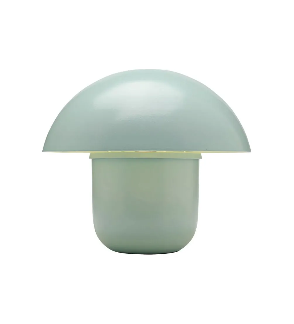 Lampa stołowa MUSHROOM 27 cm mat miętowy