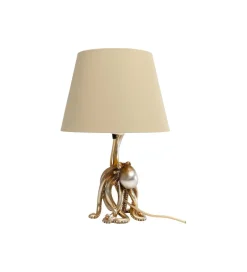 Lampa stołowa OCTOPUS 43 cm złota