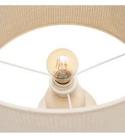 Lampa stołowa OTAMENK 73 cm kremowa