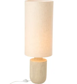 Lampa stołowa PEZANOK 104 cm szara