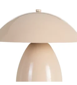 Lampa stołowa POBURNA 25 cm beżowa