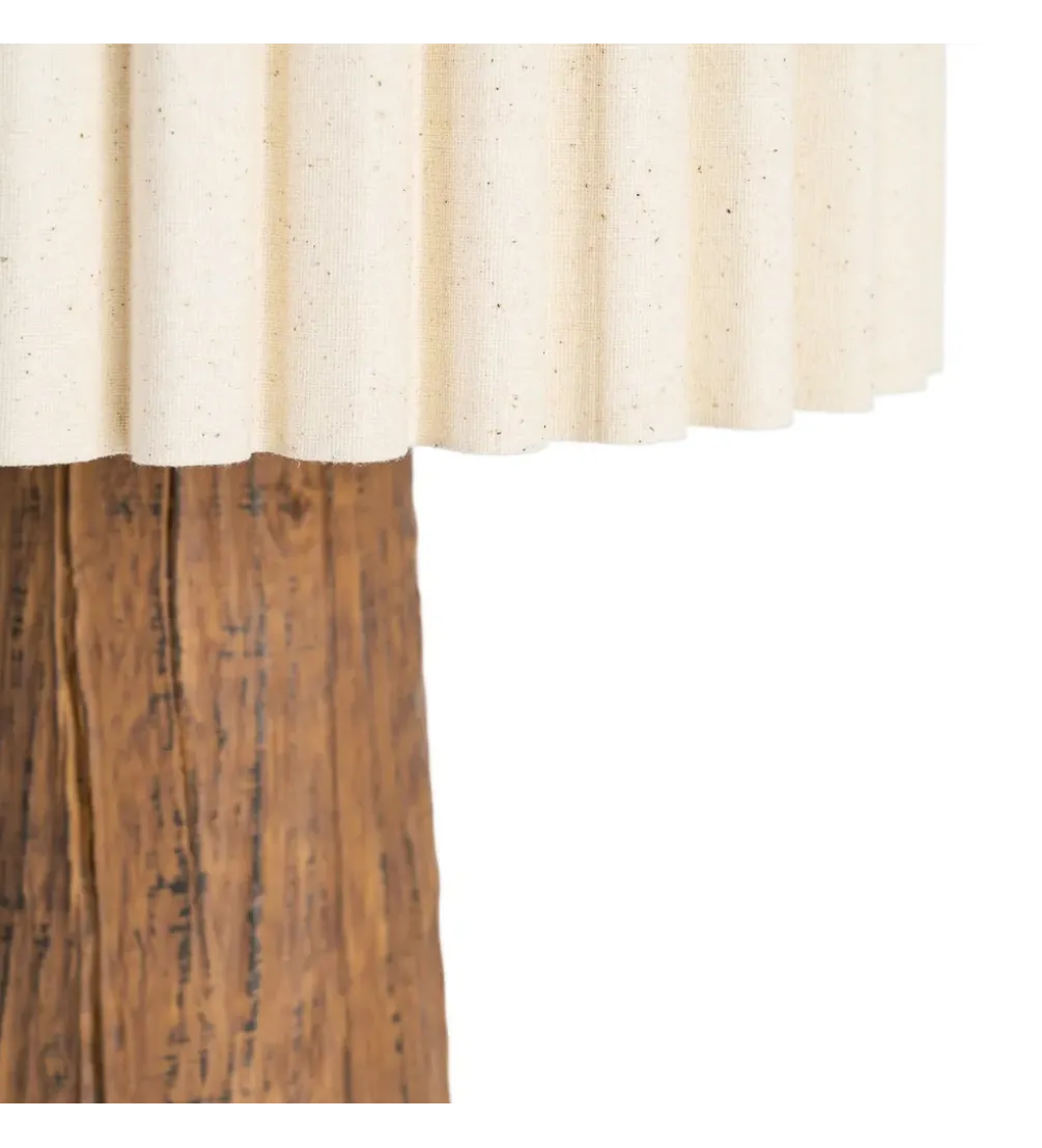 Lampa stołowa RESINMA 46 cm brązowa