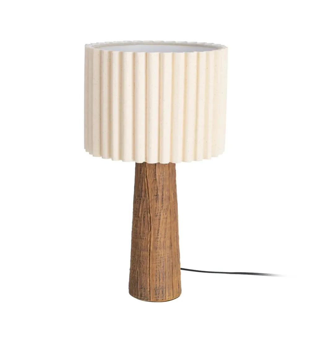 Lampa stołowa RESINMA 46 cm brązowa