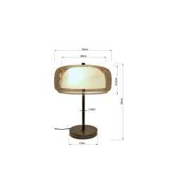 Lampa stołowa SHIELD 42 cm