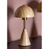 Lampa stołowa SOBREMESA 36 cm ceramika naturalna