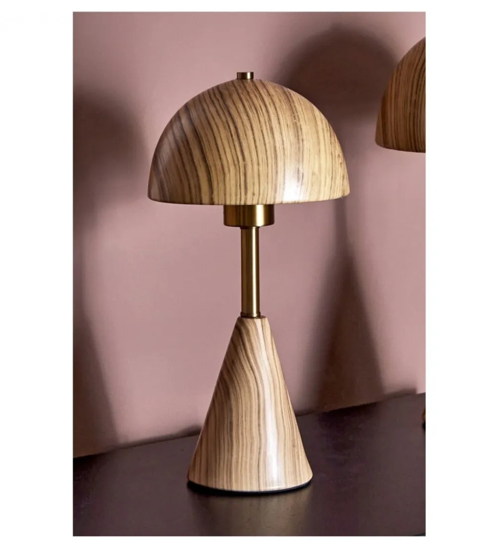 Lampa stołowa SOBREMESA 36 cm ceramika naturalna