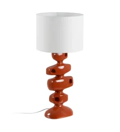 Lampa stołowa TERAY 78 cm terrakota
