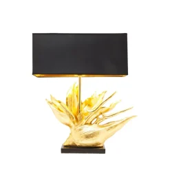 Lampa stołowa TROPICAL 65 cm złota