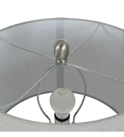 Lampa stołowa UCHAT 73 cm ceramika szara