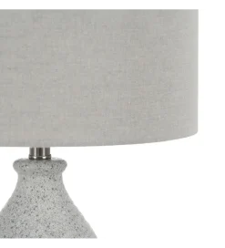 Lampa stołowa UCHAT 73 cm ceramika szara