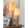 Lampa stołowa UMBRELLA 100 cm drewno ailantus naturalna