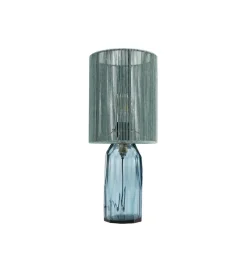 Lampa stołowa VECCHIO 42 cm niebieska