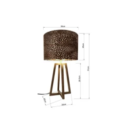 Lampa stołowa WILDLIFE 51 cm