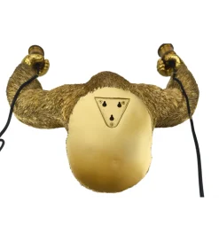 Lampa ścienna KING APE 50 cm złota