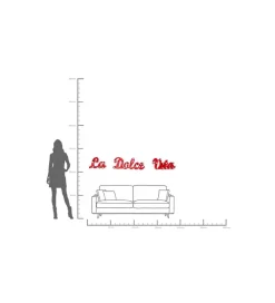 Lampa ścienna LA DOLCE VITA 190 cm