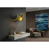 Lampa ścienna SHARK 40 cm złota