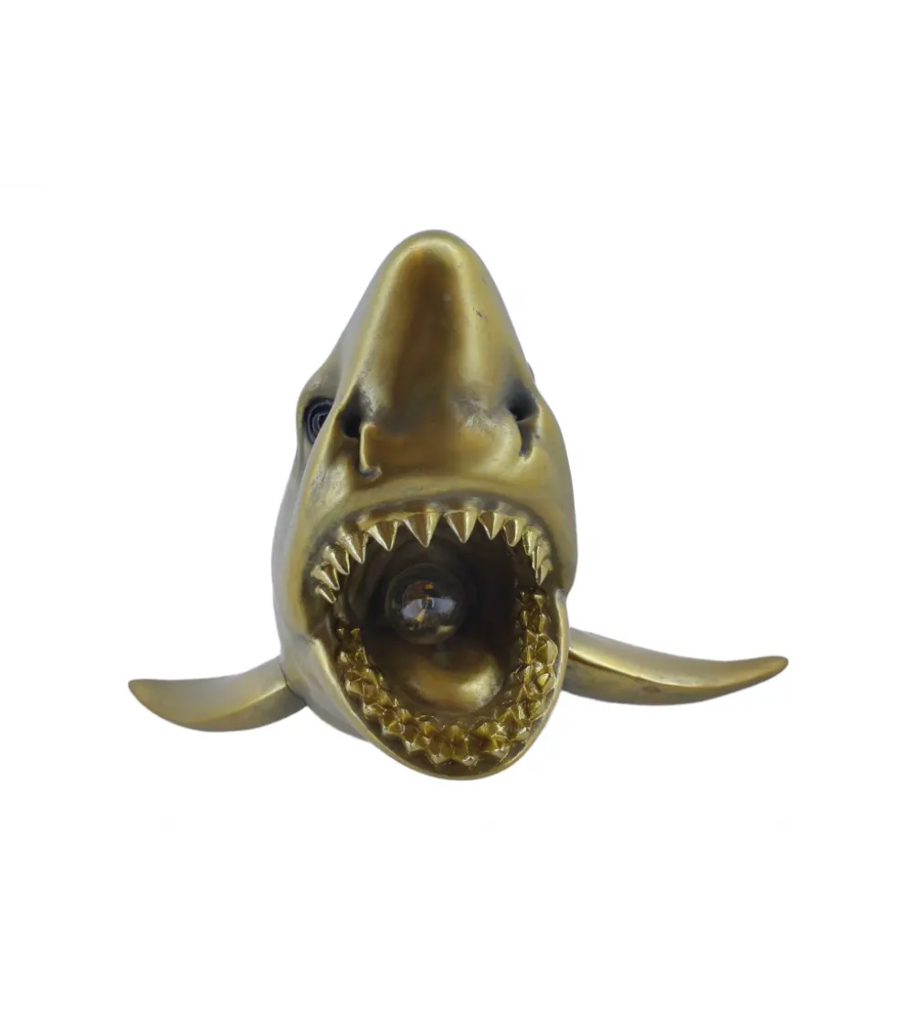 Lampa ścienna SHARK 40 cm złota