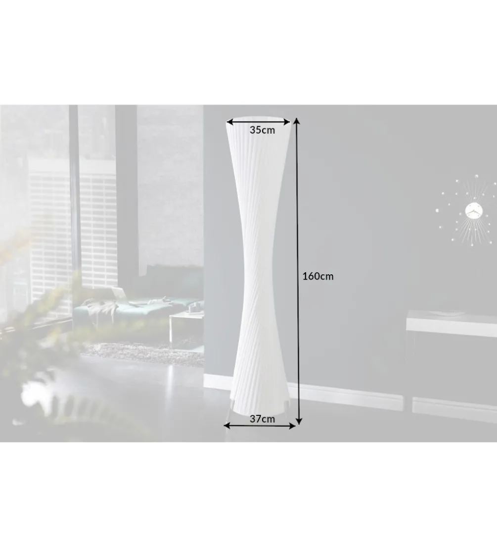 Lampa Helix L 160 biała