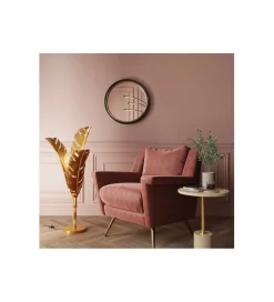 Lampa podłogowa Akile 123 cm złota