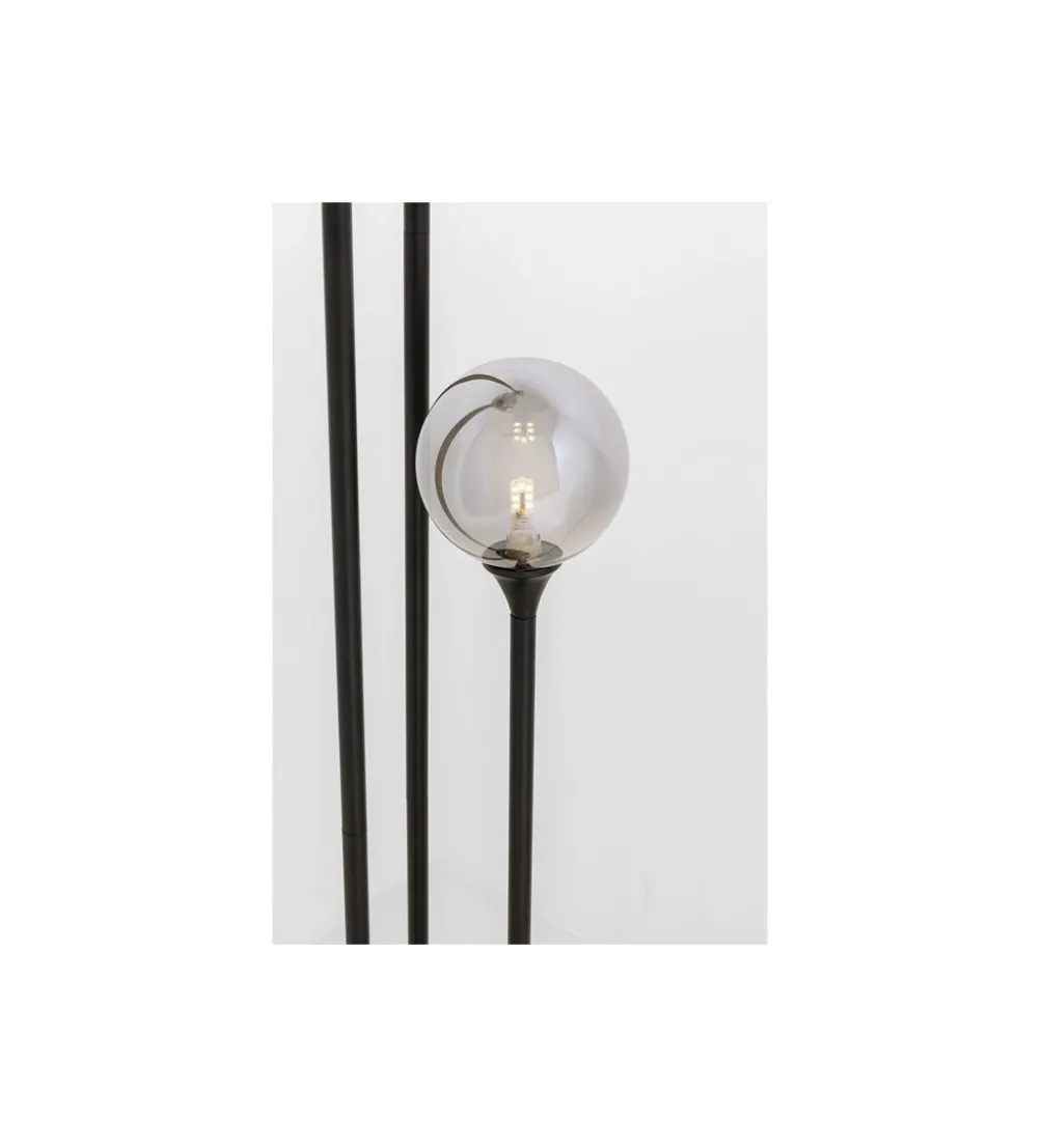 Lampa podłogowa AL CAPONE TRE 175 cm czarne