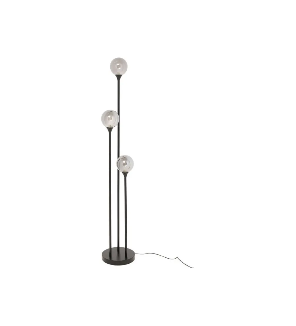 Lampa podłogowa AL CAPONE TRE 175 cm czarne