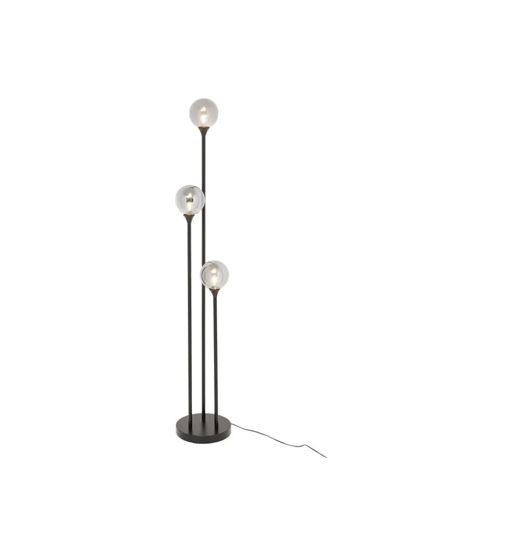 Lampa podłogowa AL CAPONE TRE 175 cm czarne