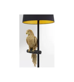 Lampa podłogowa ANIMAL PARROT 176 cm złota