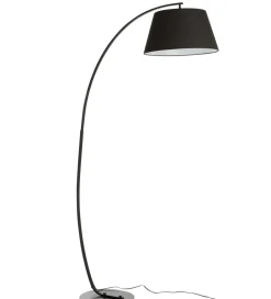Lampa podłogowa ARCH 188 cm czarna