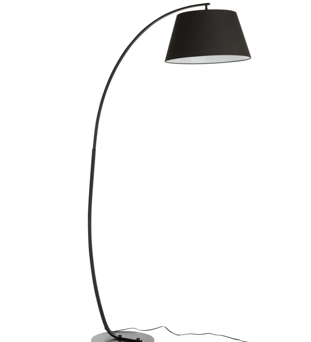 Lampa podłogowa ARCH 188 cm czarna