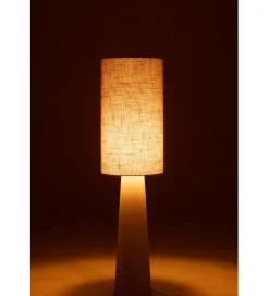 Lampa podłogowa AVA 140 cm naturalna biała